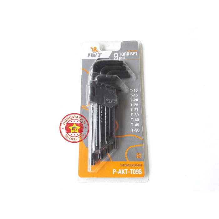 Kunci L Bintang Hitam Set IWT