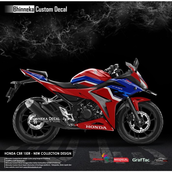 DECAL REGULER CLASS CBR 150 R HRC MERAH