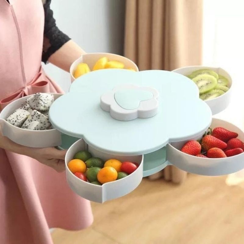 Toples Bunga Putar 1 susun/toples lebaran