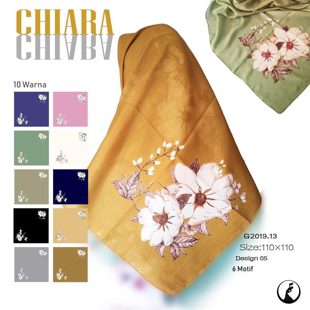 SEGIEMPAT CHIARA MOTIF VOAL GROSIR SEGI EMPAT PINGGIRAN JAHIT TEPI BY BEST FASHION SCARF PILIH MOTIF