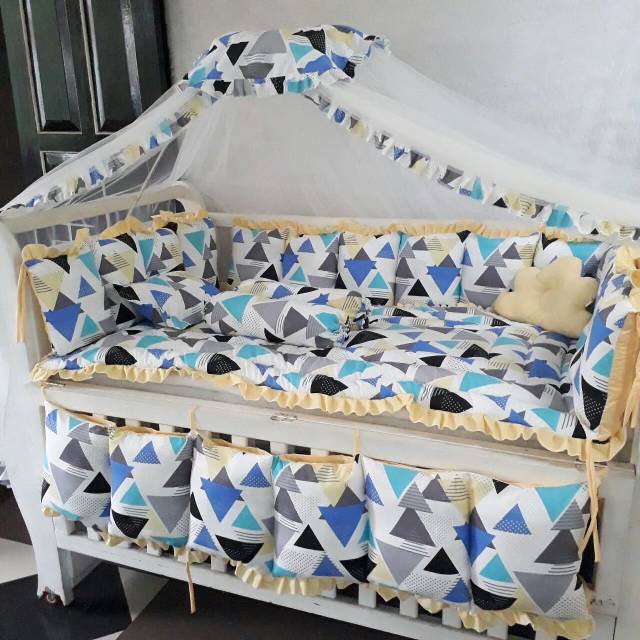 Junebaby kelambu gantung Saja BOX BAYI CUSTOM MOTIF