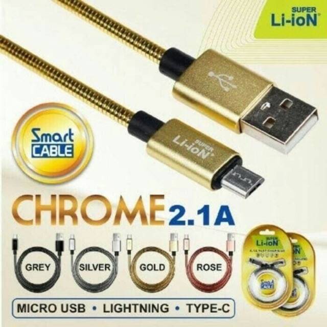CABLE SUPER LI-ION FAST CHARGING 2.4A KABEL DATA SUPER LI ION TYPE MICRO USB