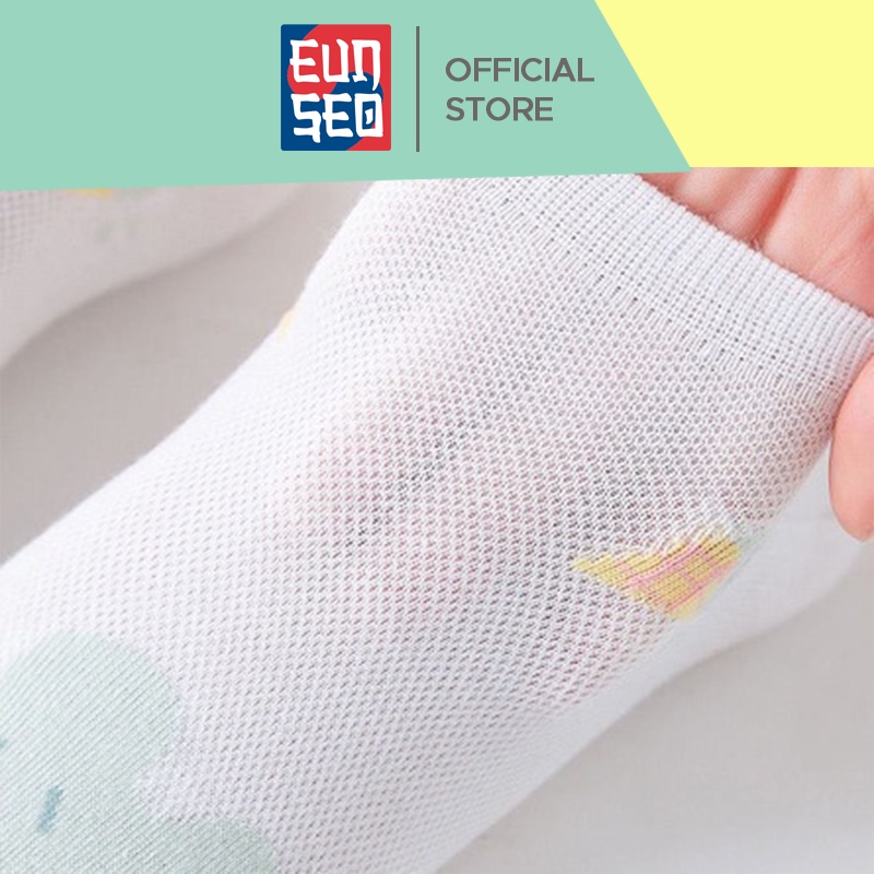 Kaos Kaki Semata Kaki Pendek Wanita Motif Ice Cream Fashion Korea Kaos Kaki Pendek Premium EUNSEO