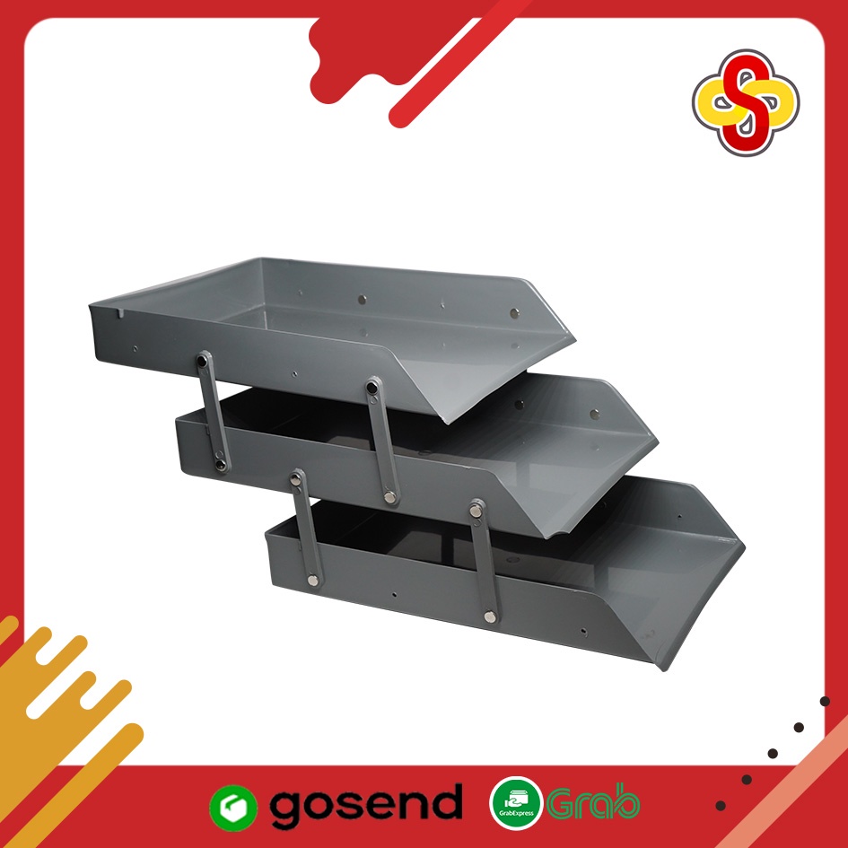 Rak Surat 3 Susun / Rak Dokumen / Rak Kertas Elevated Tray Microtop M 603