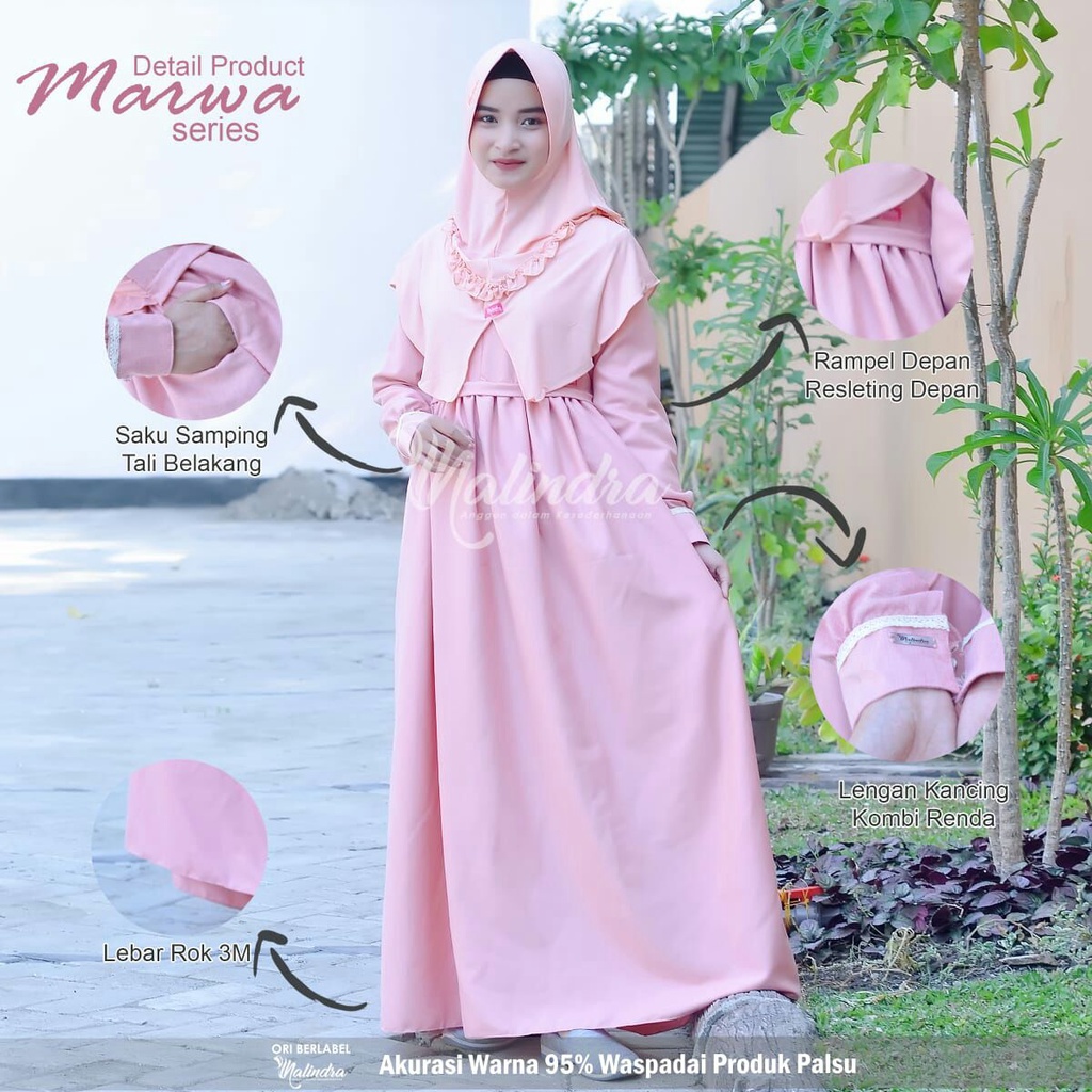 Gamis Nalindra, Gamis  Marwa Salem Size XXL