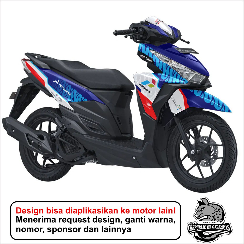 Decal Vario Led 125 150 livery mandalika racing team 8