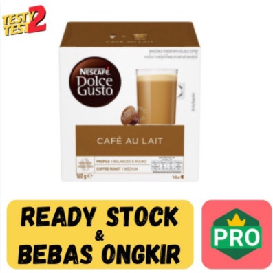 

Nescafe Dolce Gusto Beverage Capsules Cafe Au Lait 16 x 10g