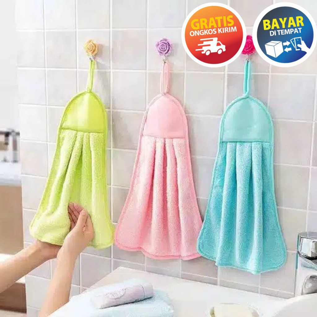 Hand Towel - Lap Tangan Kain Polos - Kain Lap Tangan - Lap Tangan Handuk Polos - Lap Wastafel