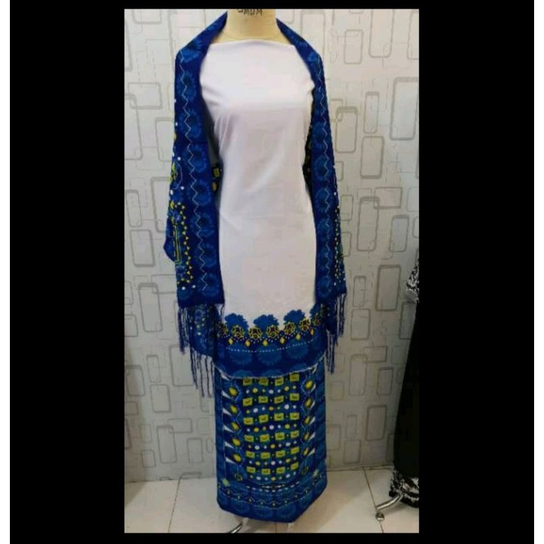 Bahan baju kurung BKMT Lengkap atasan 2 meter