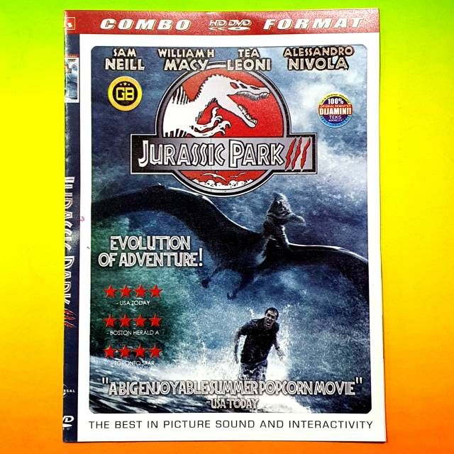KASET TERLARIS FILM JURASSIC PARK 3