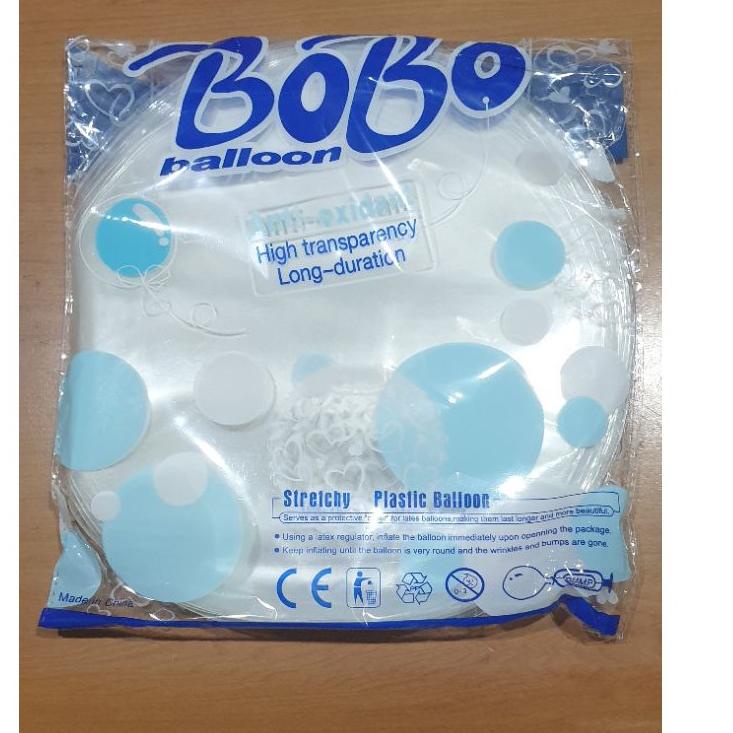 [KODE 0IBPR] Balon bobo 18 / 20 / 24 inch balon pvc per pak isi 50 lembar / bobo biru