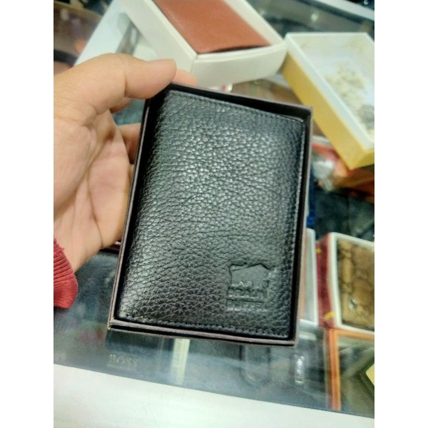 Dompet kartu nama ATM card holder multifungsi tempat Uang dan STNK logo merk