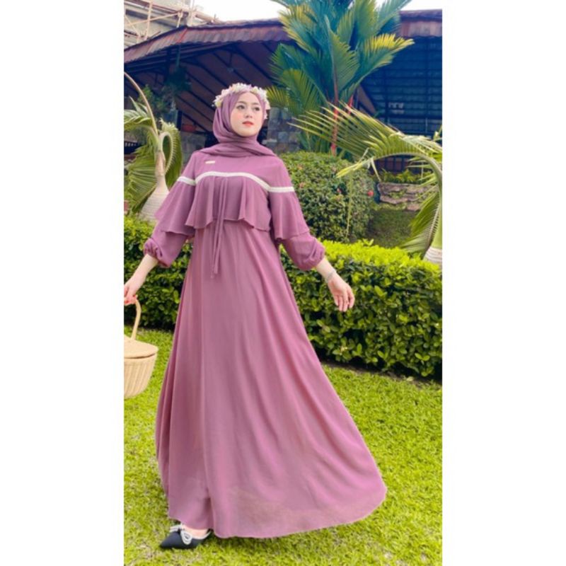 Gamis SANDRINA ELLA TRENDY bisa cod bayar d tempat