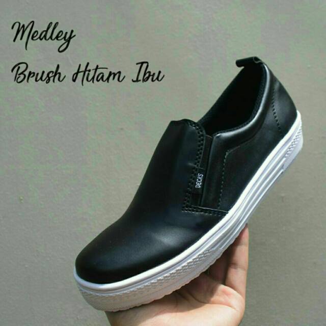 Sepatu Anak Decks Kids Medley Synth Hitam Casual Original