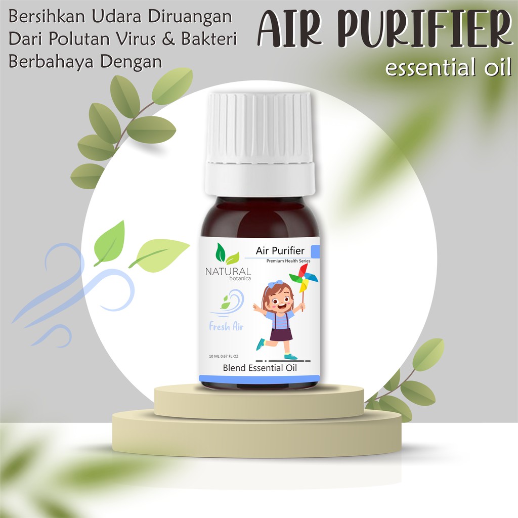 Natural Botanica Air Purifier Essential Oil Pure Minyak Esensial Atsiri Aroma Terapi Diffuser Humidi