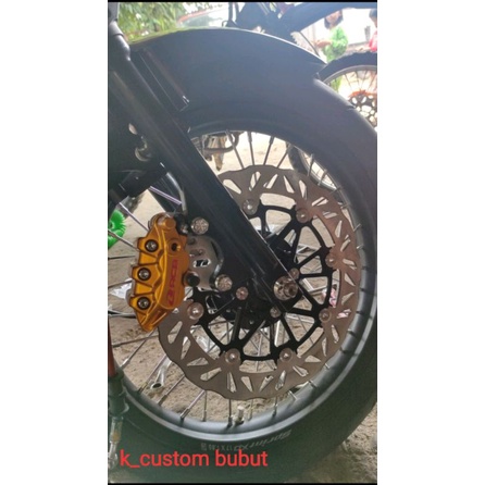 BRACKET KALIPER NISSIN RX KING NEW