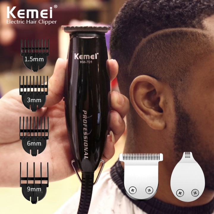 KEMEI KM-701 - Electric Professional Cutter Triple Knife Hair Clipper