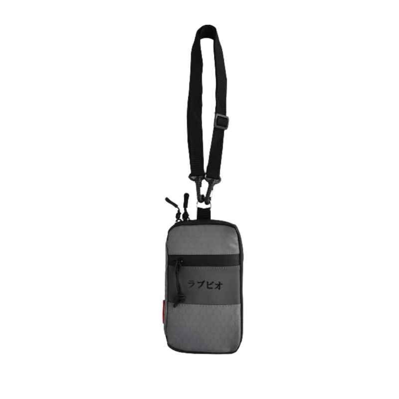 Hanging Wallet Grey Sling Phone Multifungsi