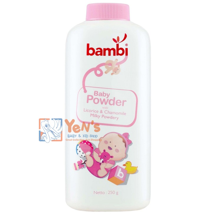 Bambi Baby Powder Milky Powdery 100gr