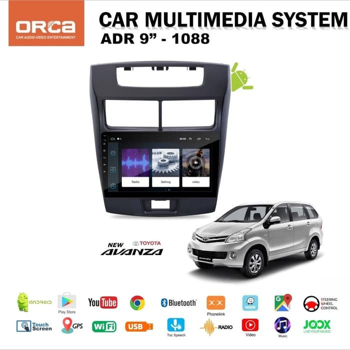 Head Unit ANDROID All New Avanza 2012 - 2020 Head Unit Android ORCA