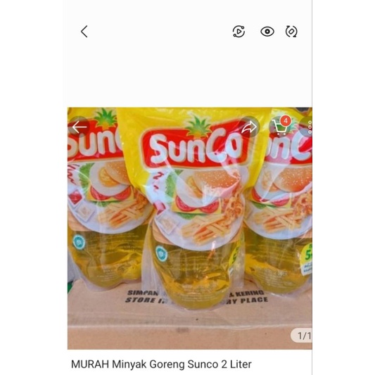 

sunco minyak goreng 2 liter