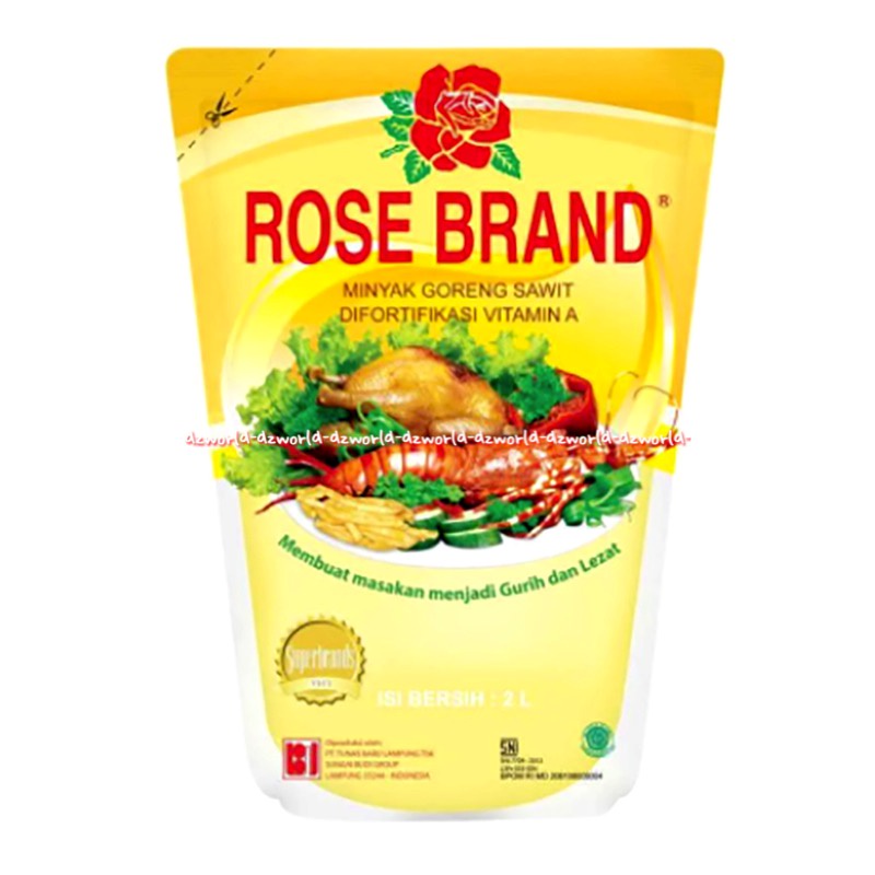 

Rose Brand 2L Minyak Goreng Sawit Rosebrand Migor Untuk Masakan Kemasan Pouch Plastik Kelapa Sawit Ros Bran 2 Litter Refill Isi Ulang