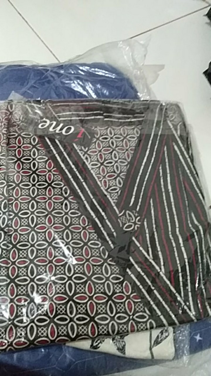 Atasan Blouse Batik Wanita Lengan Panjang Bahan Katun Stretch, 262 Ane#