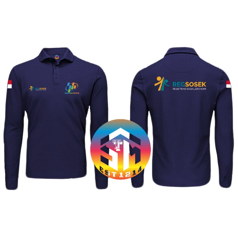 BAJU// KAOS KERAH// WANGKI //POLO SHIRT TANGAN PENDEK DAN PANJANG REGISTRASI SOSIAL EKONOMI//REGSOSE