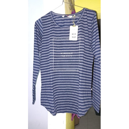 Obral Kaos Cewek Lengan Panjang 3 Second Original