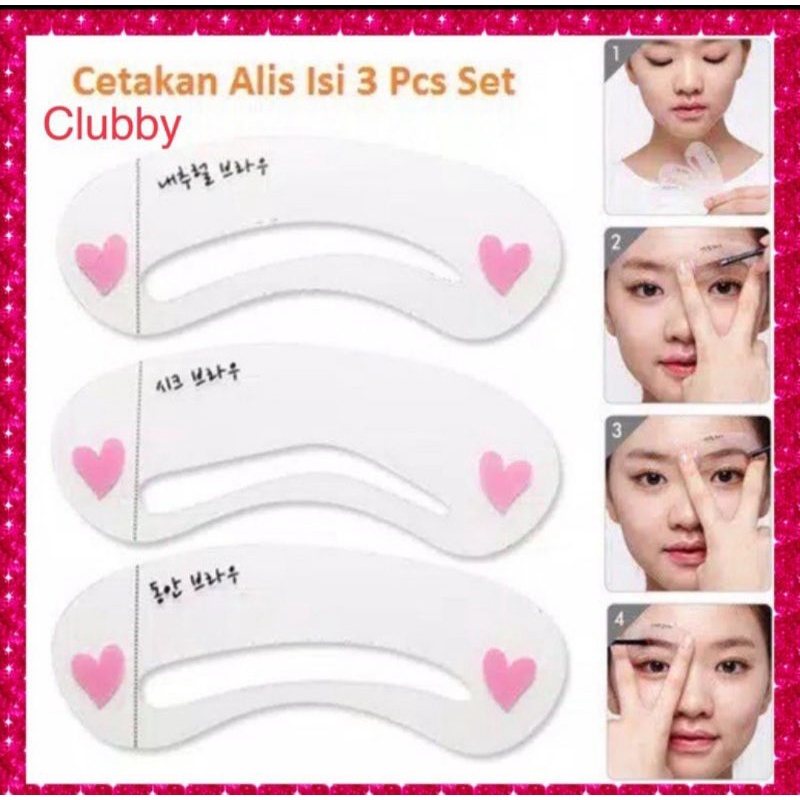 CETAKAN ALIS MURAH ISI 3 PCS