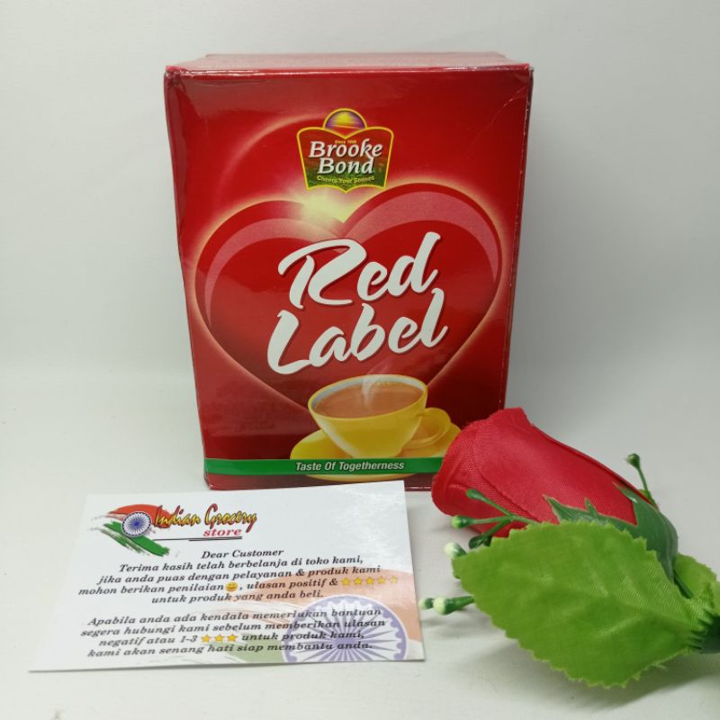 

TEA BROOKE BOND RED LABEL 250gr