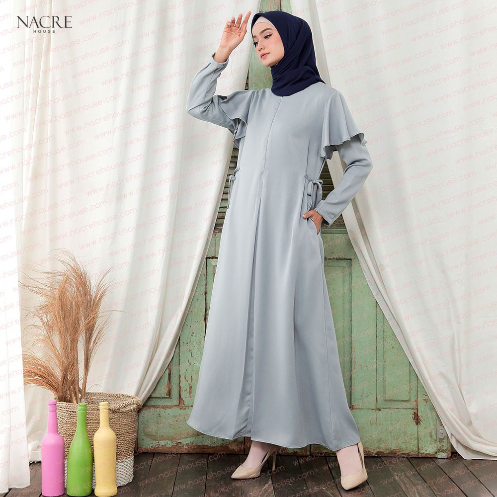 NACRE SAFA DRESS GAMIS MUSLIM WANITA BUSUI FRIENDLY