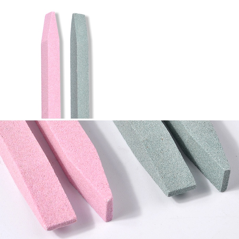 1PC Nail Art Grinding Stone Bar File /  Exfoliate Quartz Scrub Carving DIY Nail Art Tools /  Cuticle Remove Stick Pusher Dead Skin Manicure Care Tool