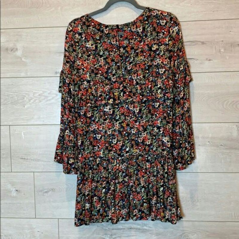 Zara Ruffle Floral Dress