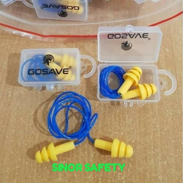 Earplug Ultrafit Corded dengan Kotak Penutup Safety Telinga Ear Plug