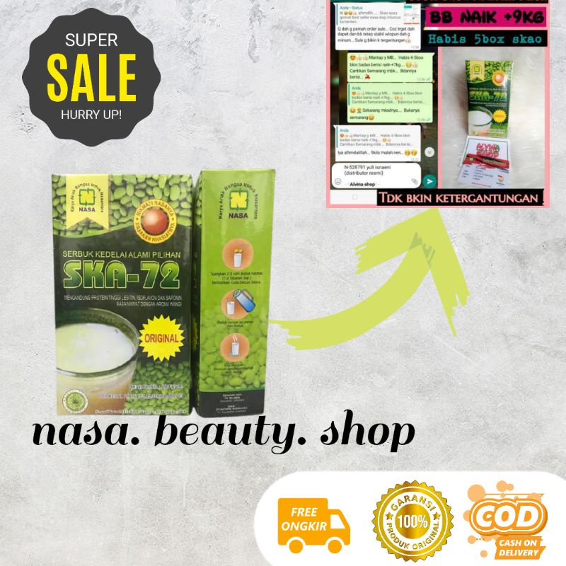 

SKAO SUSU KEDELAI HERBAL NASA ORIGINAL MEMBANTU MENAMBAH BERAT BADAN SECARA ALAMI