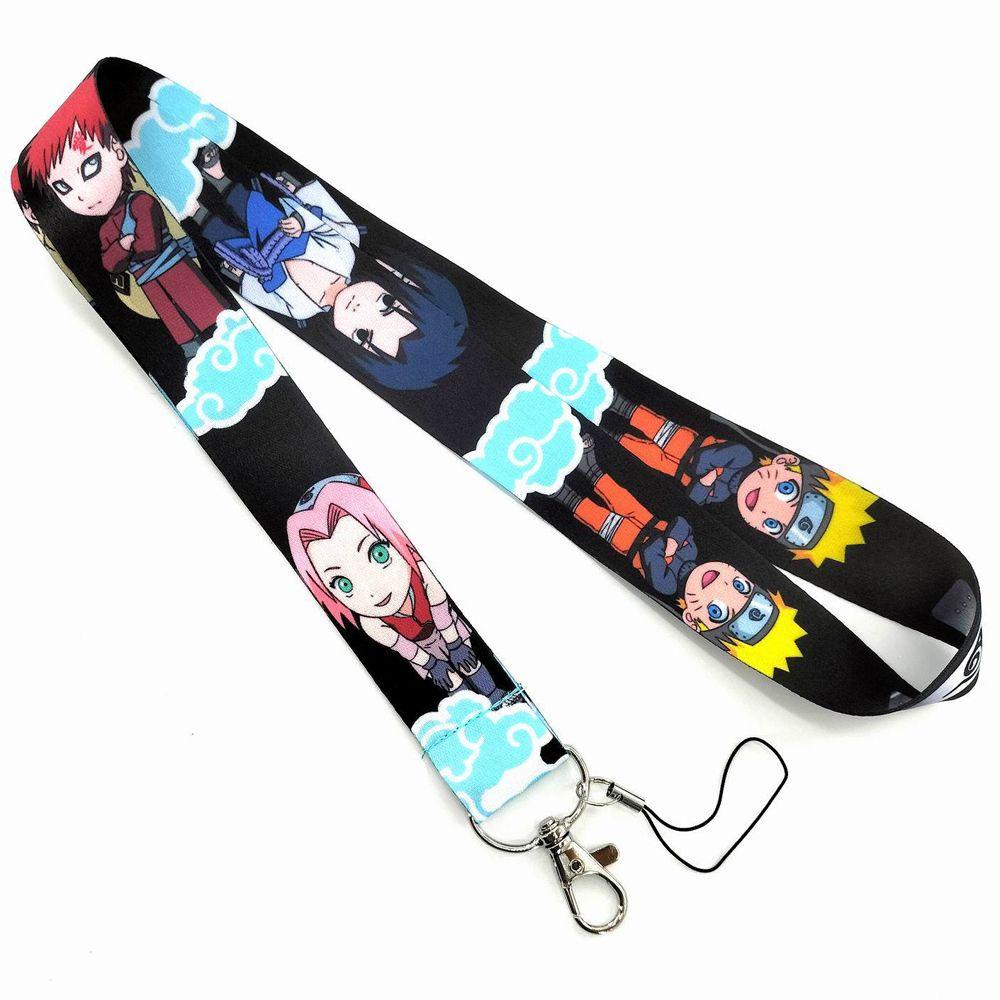 Quinton Tali Lanyard Handphone Motif Kartun Anime Naruto