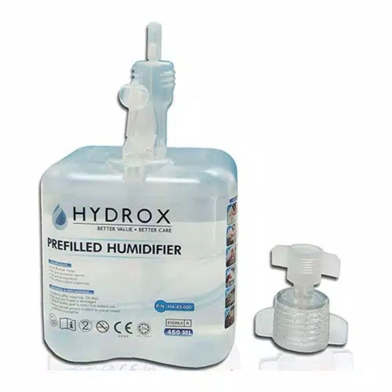 hydrox prefilled humidifier GEA MEDICAL