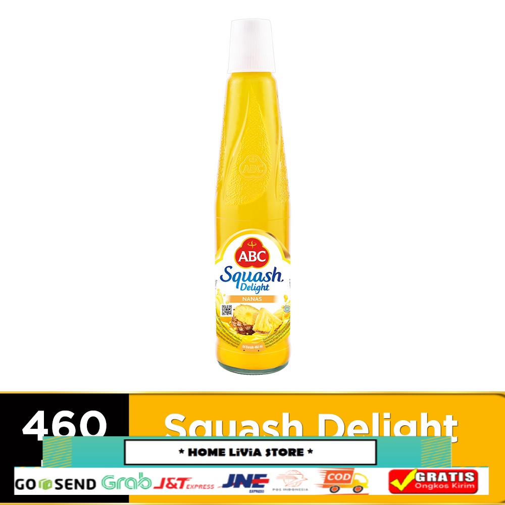 

ABC Sirup Squash Delight Nanas 460 ml