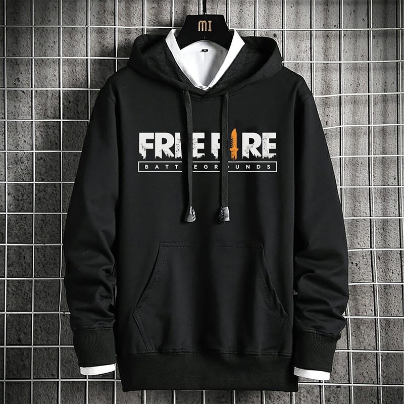 Lilipop.id Sweater Pria Free Fire PUBG Hoodie Jumper