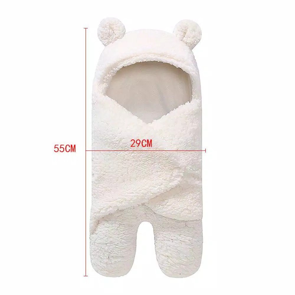 Selimut Bayi Beruang Lucu ( Baby Blanket Sleeping Bag / Slimut Blangket Anak )