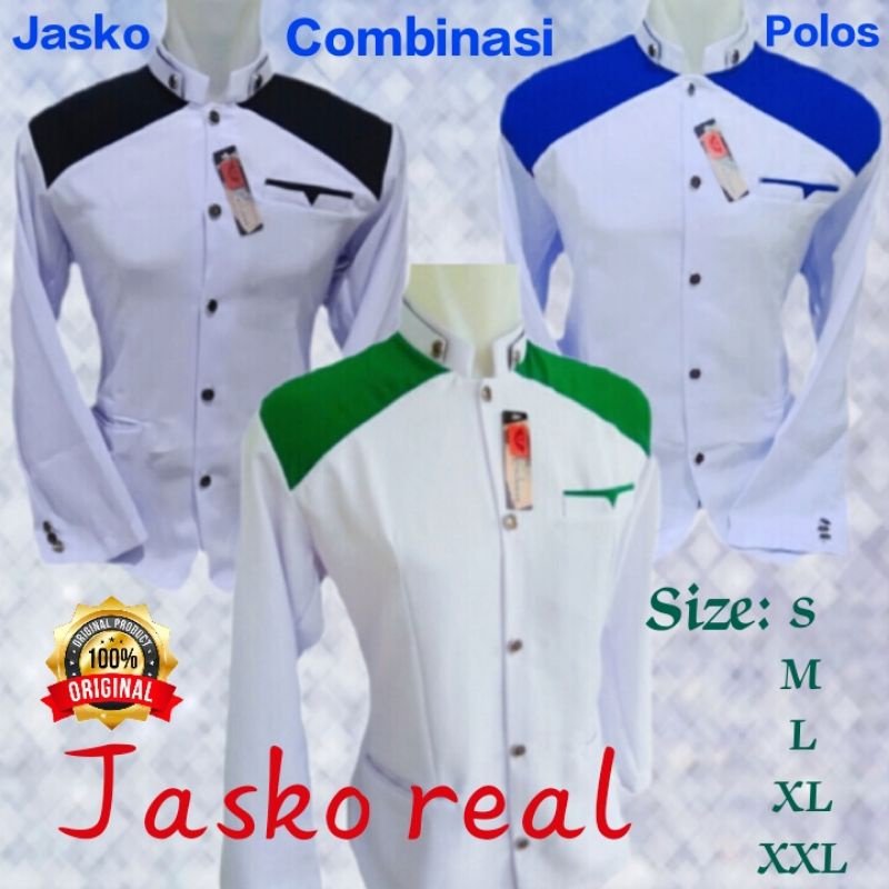 Jasko kombinasi Baju Jasko Pria Dewasa Jas Koko Motif Terbaru  Bahan Kain Higtwies