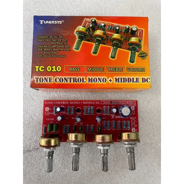 Tone Control Mono Middle DC TC010 Tunersys