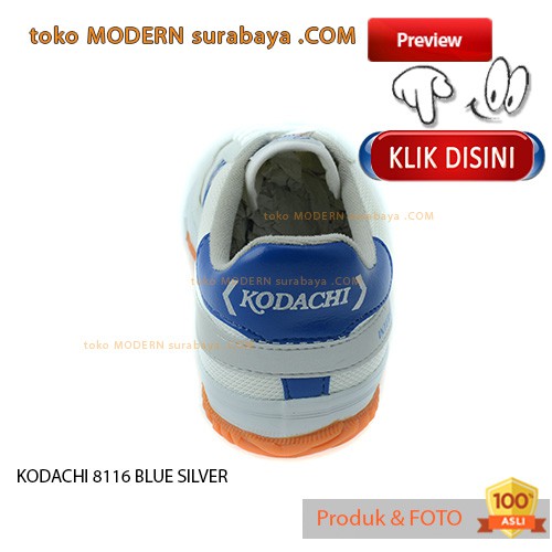 KODACHI 8116 BLUE SILVER Sepatu Kets Olah Raga Badminton