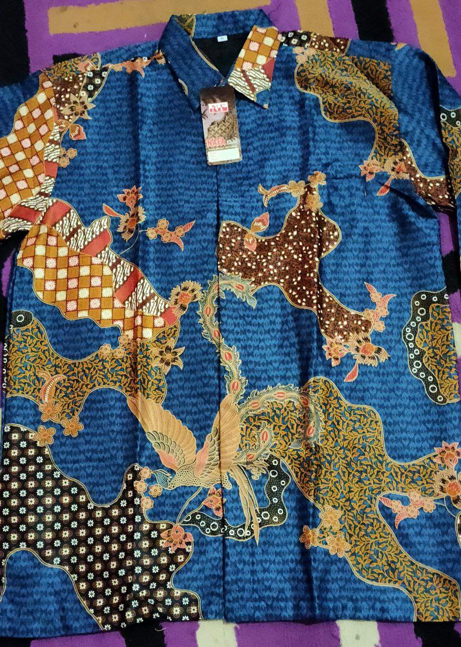 Kemeja Batik Semi Sutra Silky Premium Puring Istimewa