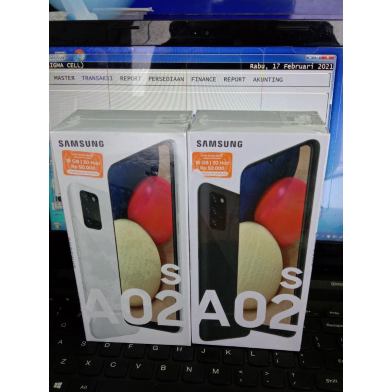 HP SAMSUNG A02S 4/64GB NEW BNIB GARANSI RESMI 1TH