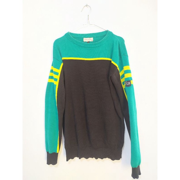GINGHAM BOX CREW NECK JUMPER / SWITER GINGHAMBOX / CREWNECK SWEATER