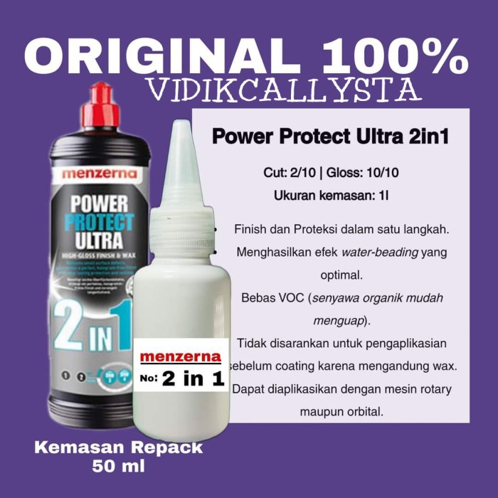 MENZERNA POWER PROTECT ULTRA 2 in 1 POLES BODI MOBIL MOTOR REPACK ORI