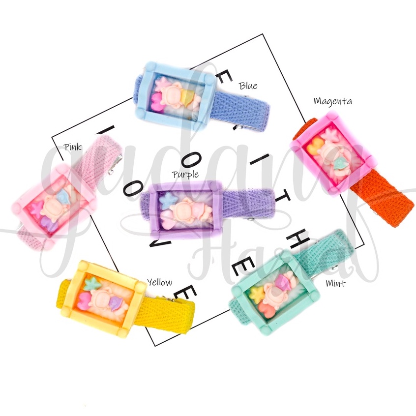 Jepit Rambut Baby Cradle 3D Hairclip Motif Bayi Lucu GH 201533