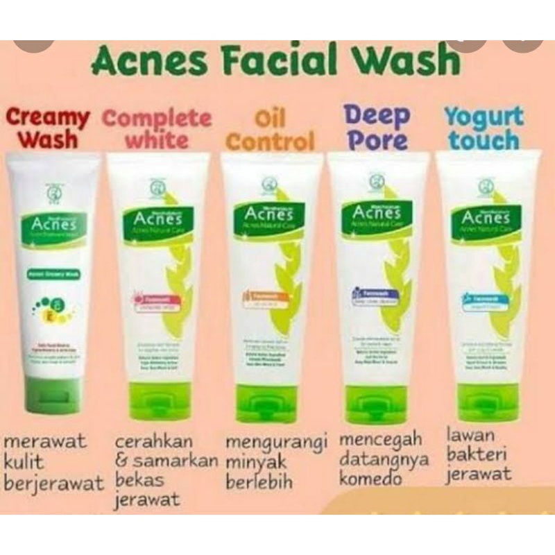 acnes facial wash